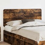 vidaXL Tête de lit Chêne fumé 150 cm Bois d'ingénierie