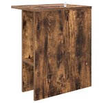 vidaXL Table basse Chêne fumé 40 x 30 x 49 cm Bois d'ingénierie