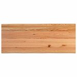 vidaXL Table de bar rectangulaire en chêne massif avec bords naturels 200 x 80 x 92 cm