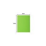 Paquet De 50 Chemises 1 Rabat Rock''s 210 - 24x32cm - Vert - X 5 - Exacompta