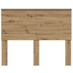 vidaXL Tête de lit Chêne artisanal 135 cm Bois d'ingénierie