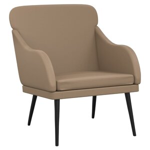 vidaXL Fauteuil Cappuccino 63x76x80 cm Similicuir