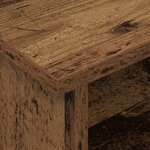 vidaXL Meuble TV Bois ancien 37 x 35 x 35 cm Bois d'ingénierie