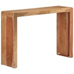 vidaXL Table console 110x30x76 cm bois massif d'acacia