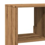 vidaXL Bibliothèque chêne artisanal 100x33x156 5 cm bois d'ingénierie