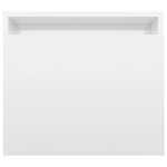 vidaXL Ensemble de table basse Blanc brillant Bois d’ingénierie