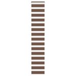 vidaXL Store zèbre marron 40x230 cm largeur du tissu 35 9 cm polyester