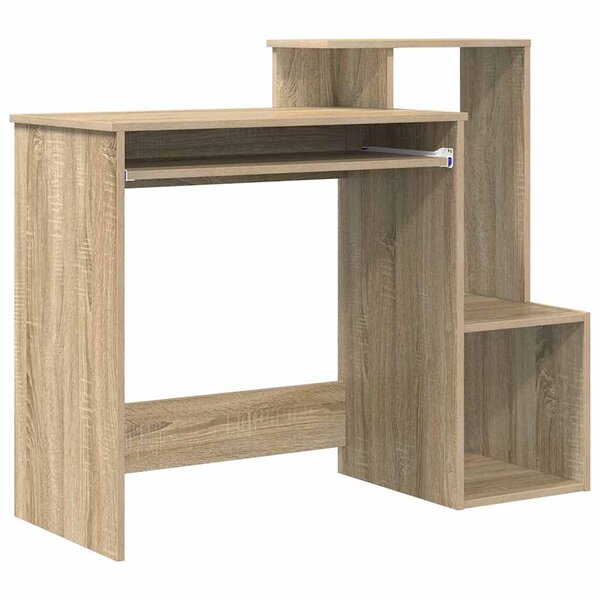 vidaXL Bureau Chêne Sonoma 106 x 41 x 88.5 cm Bois d'ingénierie