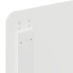 vidaXL Tête de lit Blanc Brillant 75 cm Bois d'ingénierie