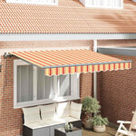 vidaXL Auvent Rétractable Multicolore 350 x 200 cm