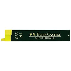 Boîte pack 12 mines Super Polymère 9063 S 0,35 mm 2H FABER-CASTELL