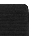 vidaXL Chaises à manger lot de 2 noir tissu