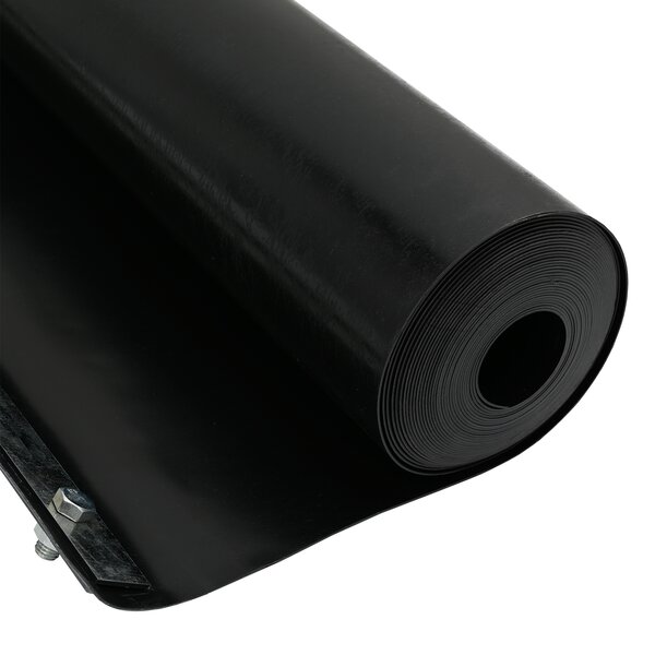 vidaXL Barrière de racines avec rails de connexion Noir 0 7x5 m 1 5 mm HDPE