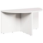 vidaXL Table basse 2 Pièces Blanc 79 x 39 5 x 40 cm Bois massif en pin