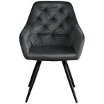Chaise Salle à Manger Velours Gris Design Moderne