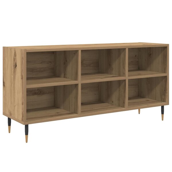 vidaXL Meuble TV Chêne artisanal 103 5 x 30 x 50 cm Bois d'ingénierie