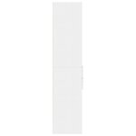 vidaXL Buffet haut blanc 50x42 5x185 cm bois d'ingénierie