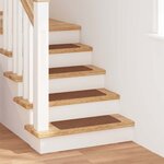 vidaXL Marches d'escalier 15 Pièces Jaune 60 x 25 cm Polypropylène