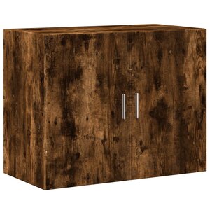 vidaXL Armoire murale chêne fumé 80x42 5x64 cm bois d'ingénierie