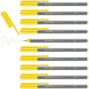 Feutre fin 55 jaune 0 3 mm x 10 EDDING