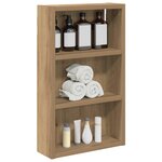 vidaXL Armoire murale de salle de bain Chêne artisan 30 x 10 x 50 cm