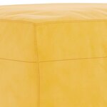 vidaXL Banc Jaune 100x35x41 cm Velours