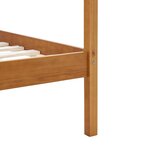 vidaXL Cadre de lit à baldaquin sans matelas bois massif 90x200 cm