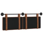 vidaXL Tête de lit suspendue Marron PU antique