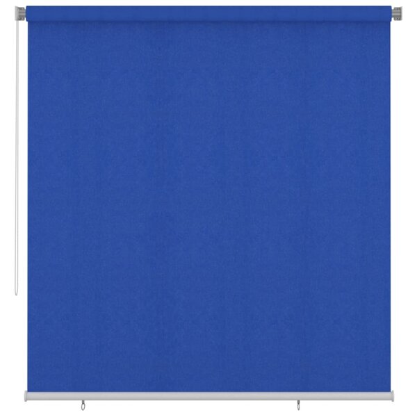 vidaXL Store roulant d'extérieur 220x230 cm Bleu PEHD