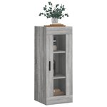 vidaXL Armoire murale sonoma gris 34 5x34x90 cm