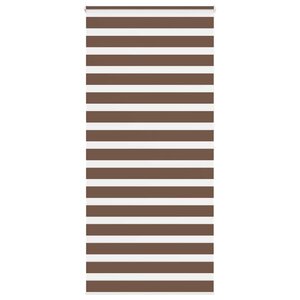 vidaXL Store zèbre marron 105x200cm largeur du tissu 100 9cm polyester