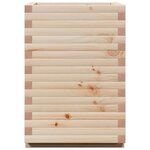 vidaXL Jardinière 50x50x72 cm bois de pin massif