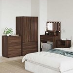 vidaXL Armoire de rangement Chêne brun 60 x 48 x 81 cm