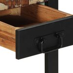 vidaXL Table d'appoint multicolore 35x35x50cm bois massif récupération