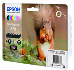 Pack 6 cartouches d'encre epson ecureuil 378