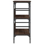 vidaXL Table console chêne marron 75x32x75 cm bois d'ingénierie