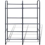 vidaXL Étagère pour 6 caisses en acier