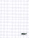 Cahier piqué POLYPRO 24x32cm 48p Q.5X5 90g Incolore CALLIGRAPHE