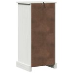 vidaXL Cabinet de Salle de Bain VIGO Blanc antique 37 x 34 x 80 cm