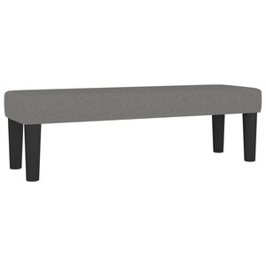 Banc banquette 100 x 30 x 30 cm tissu gris foncé 02_0010540