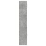 vidaXL Armoire de rangement gris béton 80x42 5x225cm bois d'ingénierie