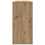 vidaXL Buffets 2 Pièces chêne artisanal 79 x 38 x 80 cm Bois d'ingénierie