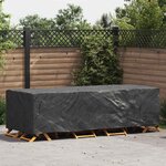 vidaXL Housse pour mobilier d'extérieur Noir 270 x 110 x 70 cm 420D