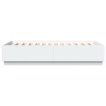 vidaXL Cadre de lit sans matelas blanc 140x200 cm