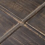 vidaXL Table basse carrée Marron foncé Bois massif de manguier