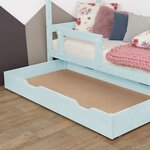 Tiroir de lit 90 x 160 BUDDY - bleu clair