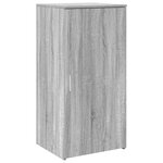 vidaXL Bureau de réception sonoma gris 200x50x103 5 cm bois ingénierie
