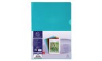 10 Sachets de 10 pochettes coin PVC lisse haute résistance 13/100e  A4  Couleurs assorties EXACOMPTA