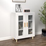 vidaXL Buffet blanc 69 5x34x90 cm bois d'ingénierie