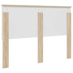 vidaXL Tête de lit Chêne Sonoma 140 cm Bois d'ingénierie